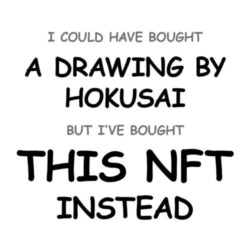 A Drawing by Hokusai