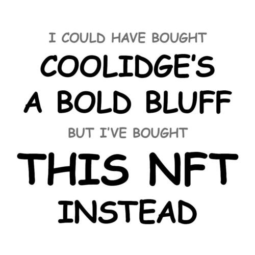 Coolidge’s A Bold Bluff
