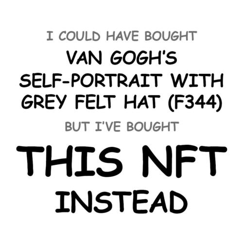 Van Gogh’s Self-Portrait with Grey Felt Hat (F344)