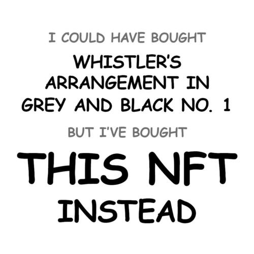 Whistler’s Arrangement in Grey and Black No. 1