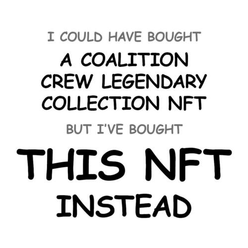 A Coalition Crew Legendary Collection NFT