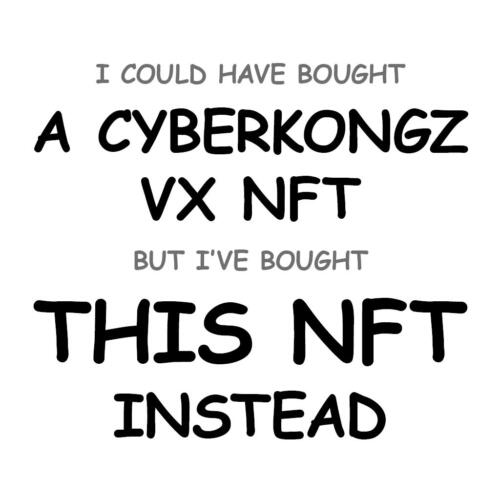 A CyberKongz VX NFT