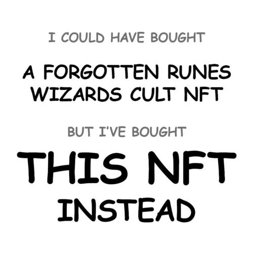 A Forgotten Runes Wizards Cult NFT