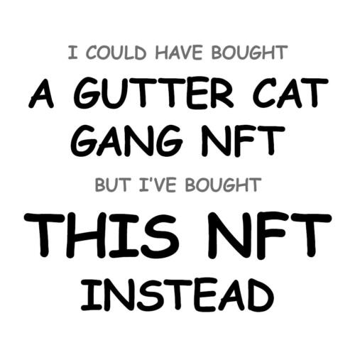 A Gutter Cat Gang NFT
