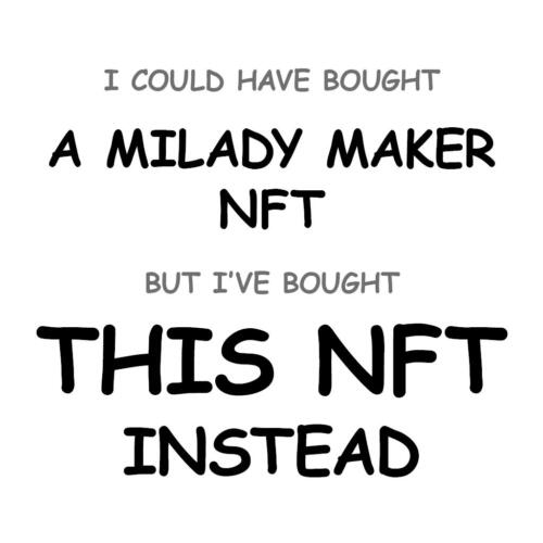 A Milady Maker NFT