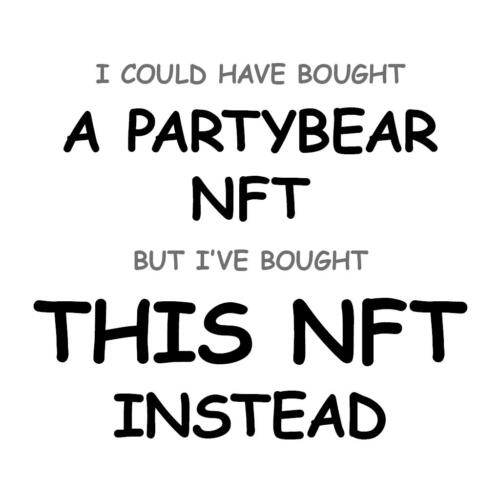 A PartyBear NFT