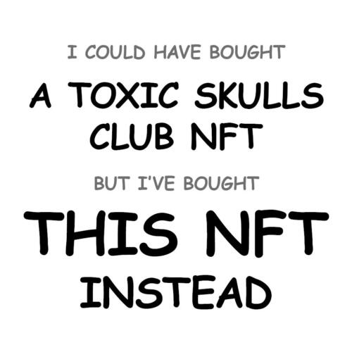 A Toxic Skulls Club NFT