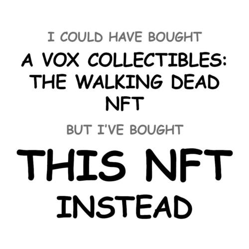 A VOX Collectibles: The Walking Dead NFT