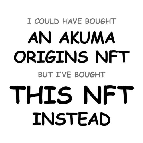 An Akuma Origins NFT