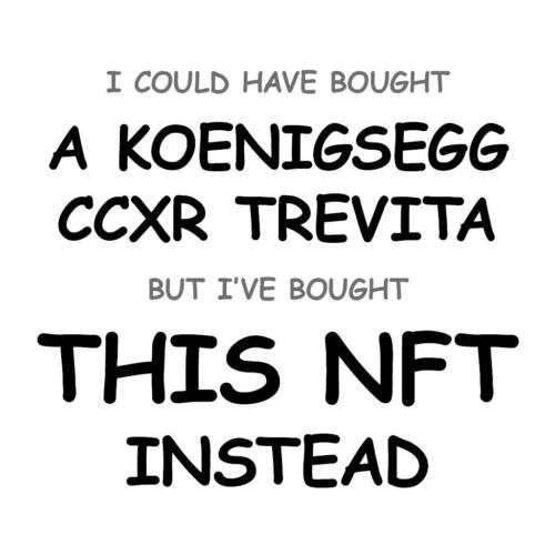 A Koenigsegg CCXR Trevita