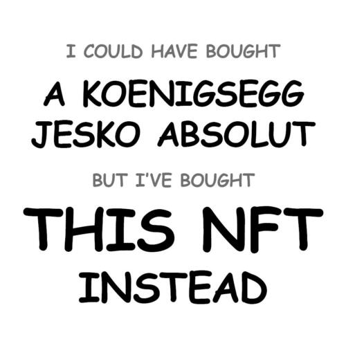 A Koenigsegg Jesko Absolut