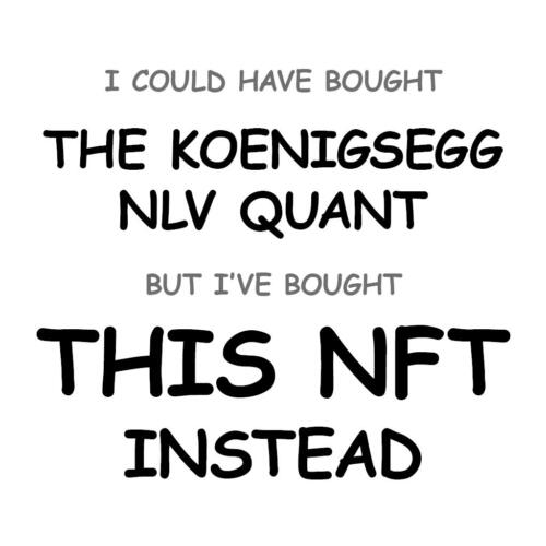 The Koenigsegg NLV Quant