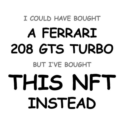 A Ferrari 208 GTS Turbo