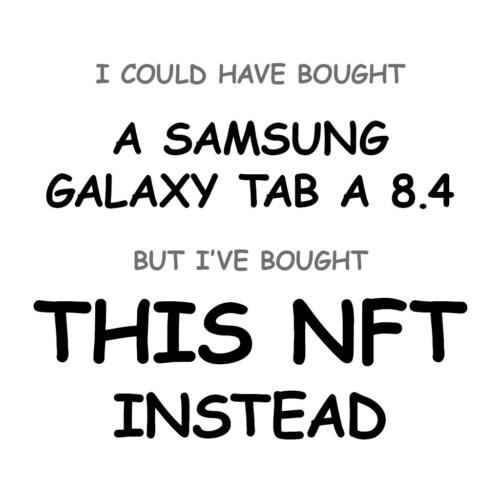A Samsung Galaxy Tab A 8.4