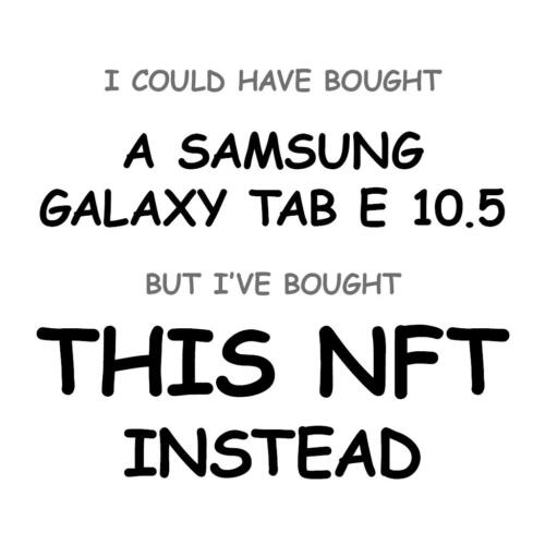 A Samsung Galaxy Tab E 10.5