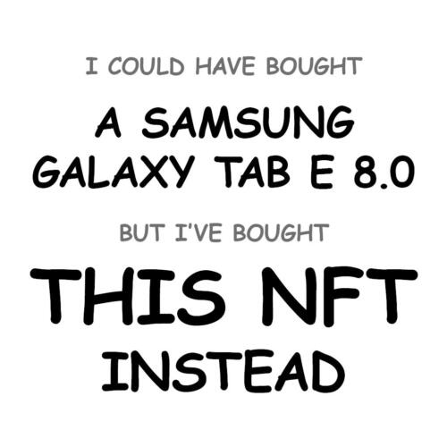 A Samsung Galaxy Tab E 8.0