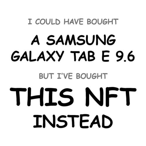 A Samsung Galaxy Tab E 9.6