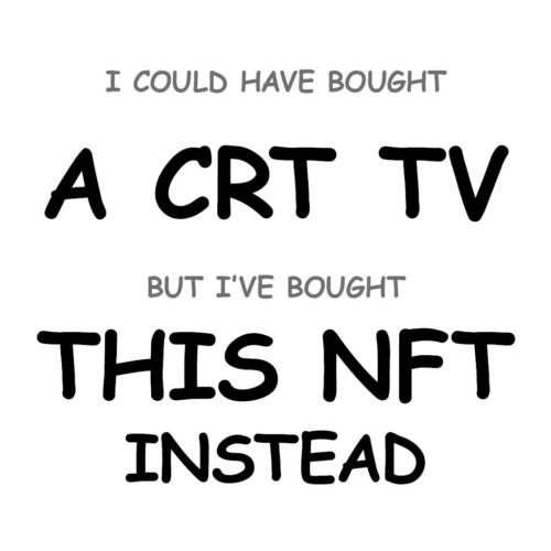A CRT TV