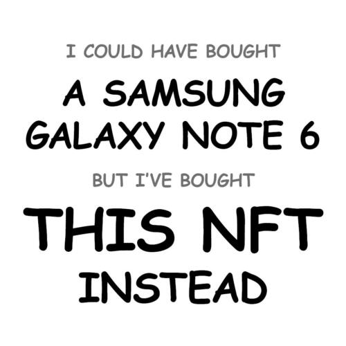 A Samsung Galaxy Note 6