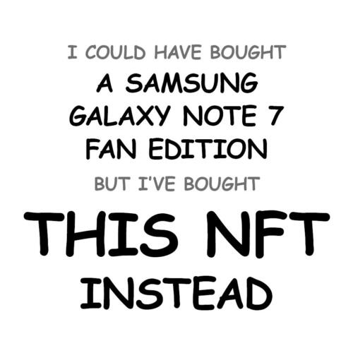 A Samsung Galaxy Note 7 Fan Edition