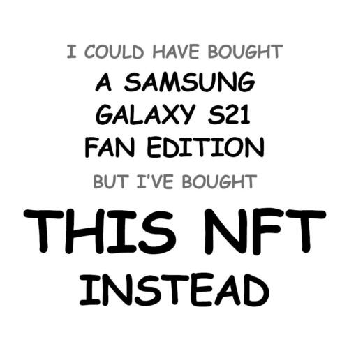 A Samsung Galaxy S21 Fan Edition