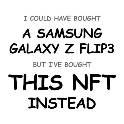 A Samsung Galaxy Z Flip3