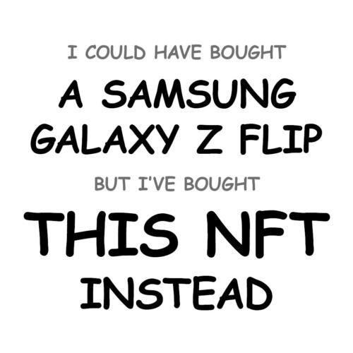 A Samsung Galaxy Z Flip
