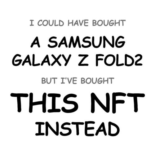 A Samsung Galaxy Z Fold2