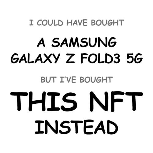 A Samsung Galaxy Z Fold3 5G