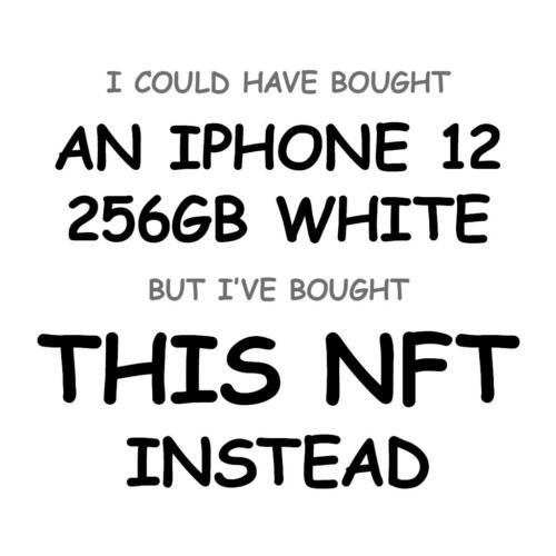 An iPhone 12 256GB White