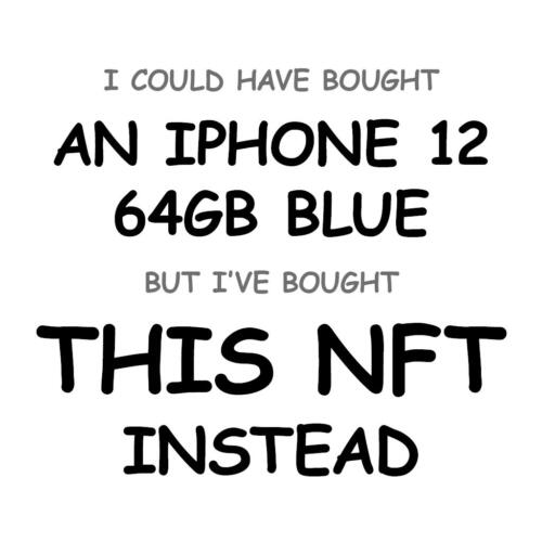 An iPhone 12 64GB Blue