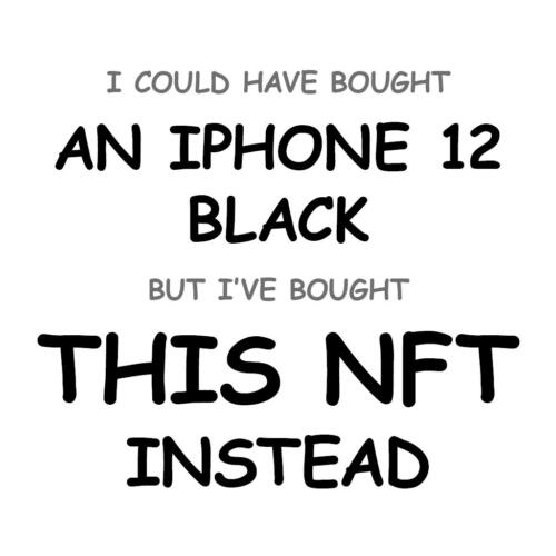 An iPhone 12 Black