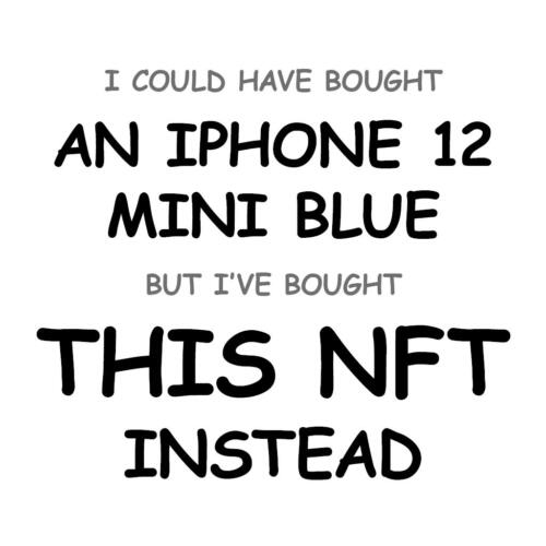 An iPhone 12 mini Blue