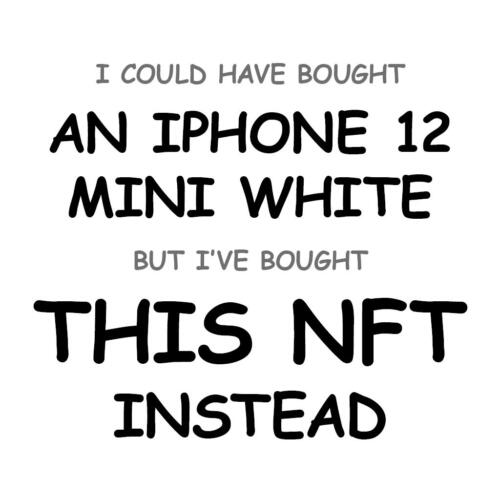 An iPhone 12 mini White
