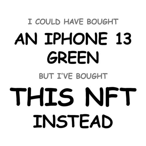 An iPhone 13 Green