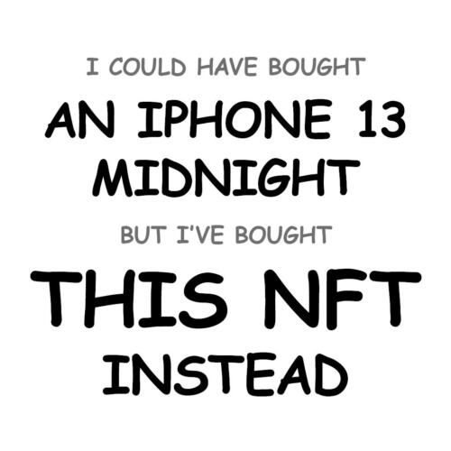 An iPhone 13 Midnight