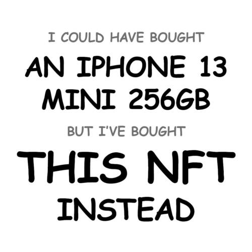 An iPhone 13 mini 256GB