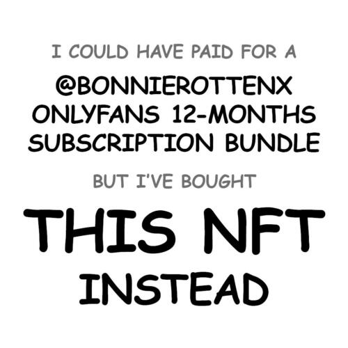 @bonnierottenx OnlyFans 12-Months Subscription Bundle
