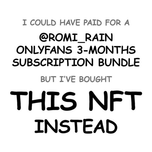@romi_rain OnlyFans 3-Months Subscription Bundle