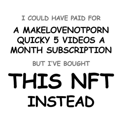 A MakeLoveNotPorn Quicky 5 Videos a Month Subscription