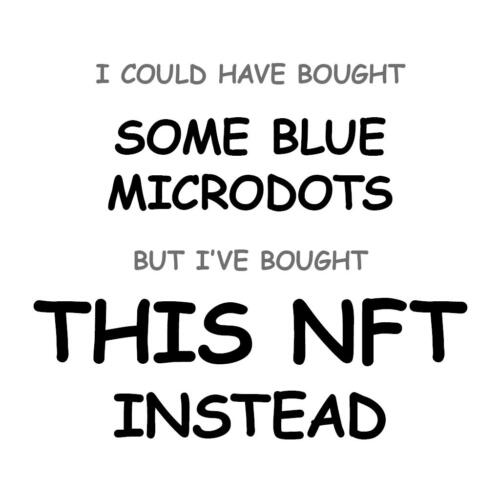 Some Blue Microdots