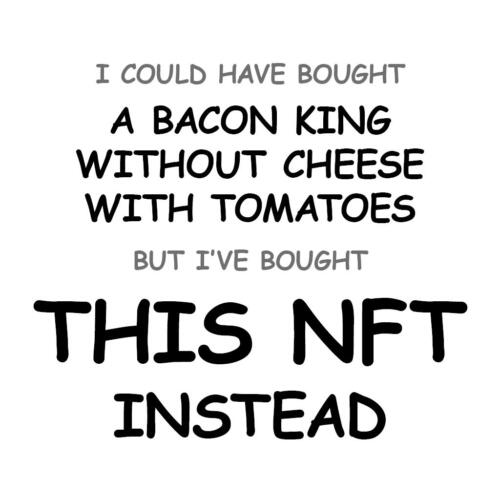 A Bacon King without Cheese with Tomatoes