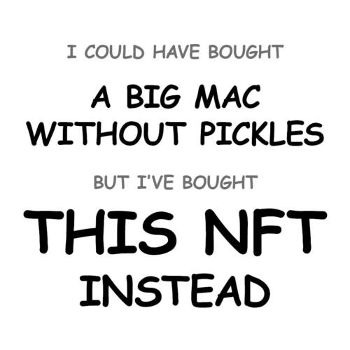 A Big Mac without Pickles