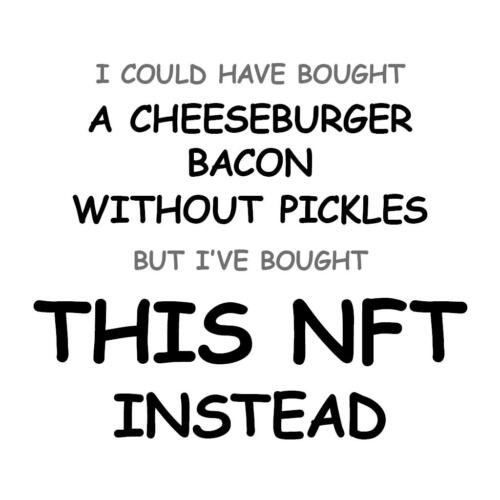 A Cheeseburger Bacon without Pickles