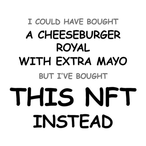 A Cheeseburger Royal with Extra Mayo