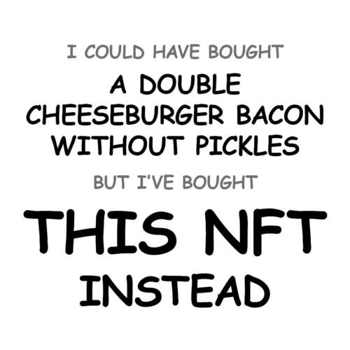 A Double Cheeseburger Bacon without Pickles