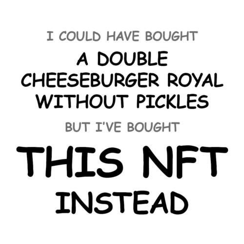 A Double Cheeseburger Royal without Pickles