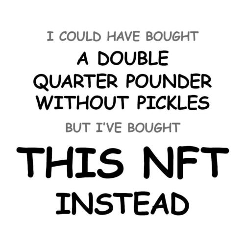 A Double Quarter Pounder without Pickles