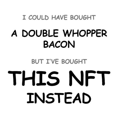 A Double Whopper Bacon