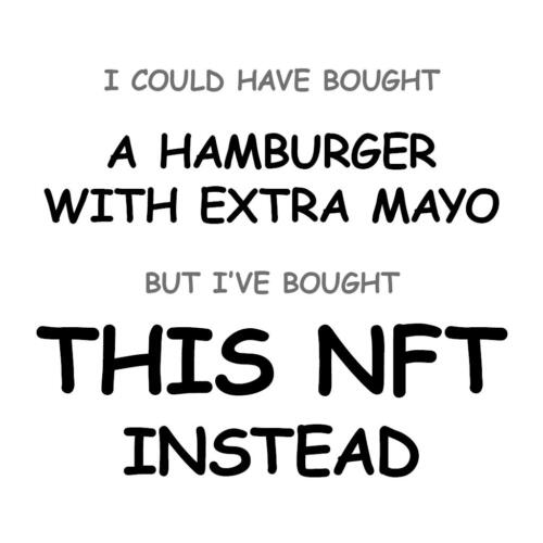 A Hamburger with Extra Mayo